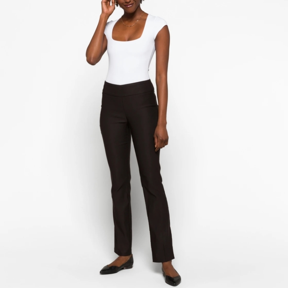 TRIBAL Fia High Rise Straight Pull On Trouser